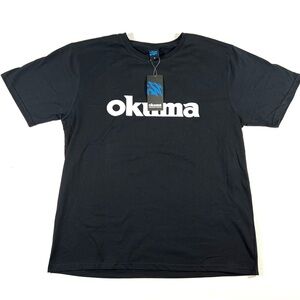 OKUMA Fishing by Black Short Sleeve Men's Tee. 2Xl